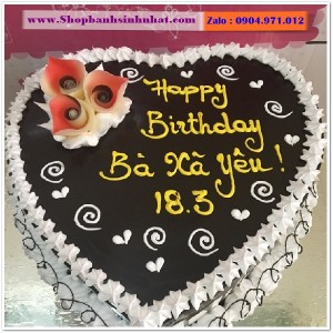 Bánh Sinh Nhật Socola - S254